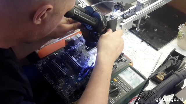 Использование DDR4 Tester при ремонте. Замена сокета 1151