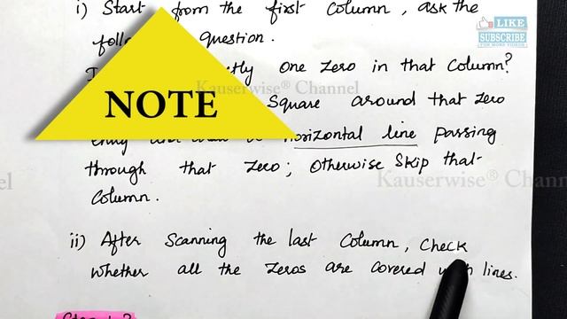 Unbalanced Assignment Problem | Non-Square Matrix Assignment | Hungarian Method | :-By Kauserwise смотреть онлайн