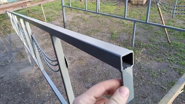 ПРОСТАЯ ОГРАДА своими руками.