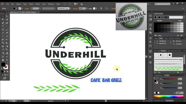 Mockup Logo Tutorial || Illustrator Logo Design Tutorial || How To  Apply Mockup In Photoshop Cs6