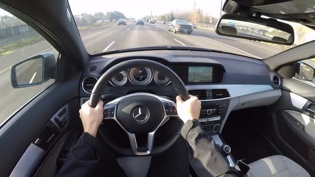 Driving 2013 Mercedes Benz C Class C350 4MATIC POV