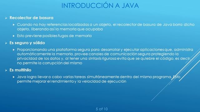 Introducción a Java смотреть онлайн