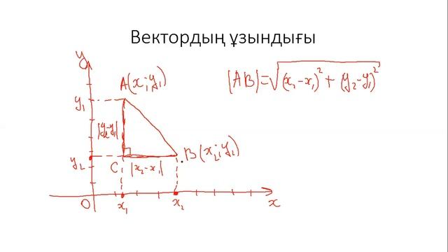 Векторлардың координаталары смотреть онлайн