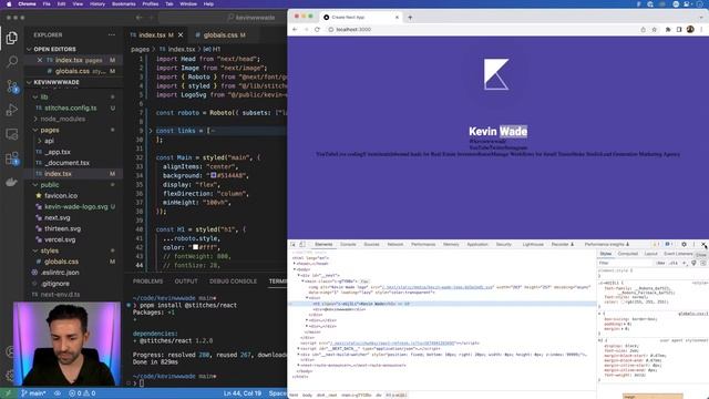 Build a website with React and Next.js смотреть онлайн