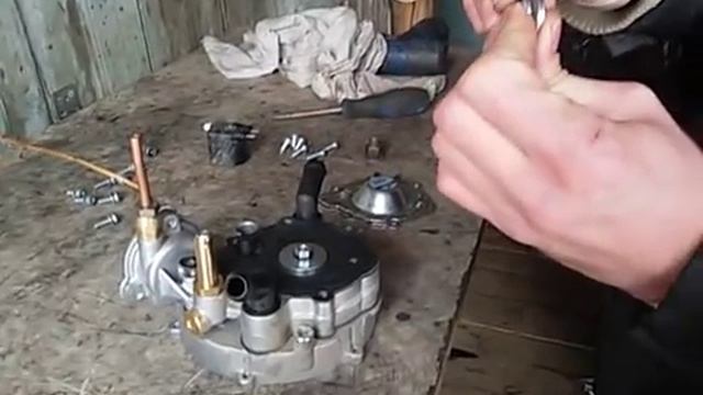 Плохо заводится на газу, доработка газового редуктора. смотреть онлайн