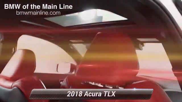Used 2018 Acura TLX w/A-SPEC Pkg Red Leather, Bala Cynwyd, PA J4339A смотреть онлайн