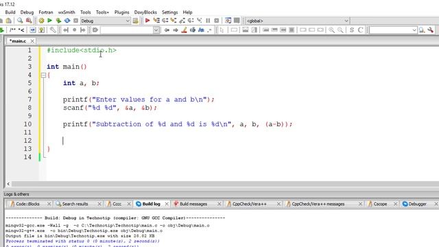 Subtraction of Two Numbers: C Programming смотреть онлайн