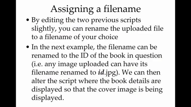 PHP - Creating a 'storefront' and uploading images смотреть онлайн