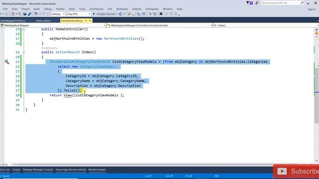 Automapper in ASP.NET MVC5 смотреть онлайн