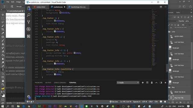 PSD To BootStrap 4 - ทำส่วน Footer [Part 5] смотреть онлайн