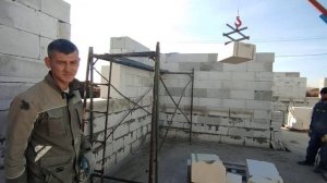 Как поднять газоблок на стену? Сибит, газобетон. Строй дом