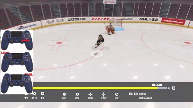 NHL22  Как легко забивать одной рукой  Финт одной рукой #nhl #nhl22
