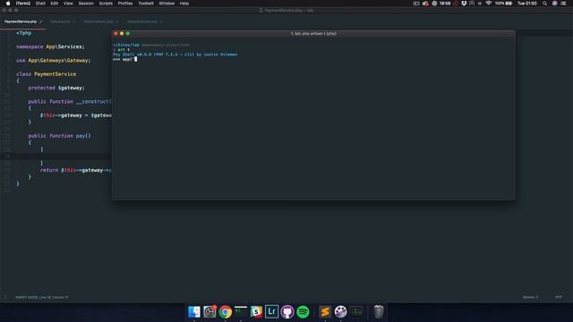 Dependency Injection and the container - Examples in Laravel смотреть онлайн