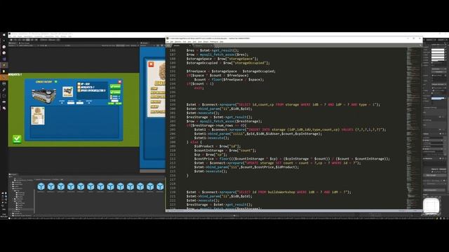 Рабочие на предприятиях и их механика. Игра UNIVERSE в Unity Bolt смотреть онлайн
