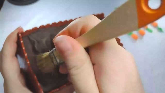 DIY. Поделки на пасху своими руками! Зайчик из ниток и огород из полимерной глины! смотреть онлайн