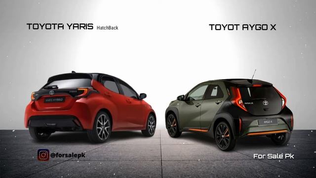 Toyota Aygo X Vs Yaris_side-by-side visual Comparison смотреть онлайн