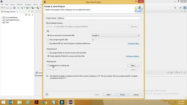 How to create Java project in Eclipse смотреть онлайн