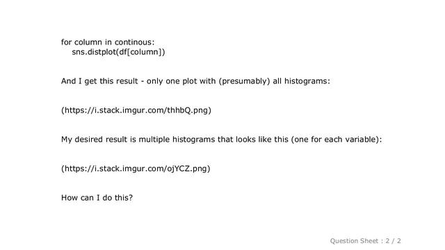 Pandas : How to make a seaborn distplot for each column in a pandas dataframe? смотреть онлайн