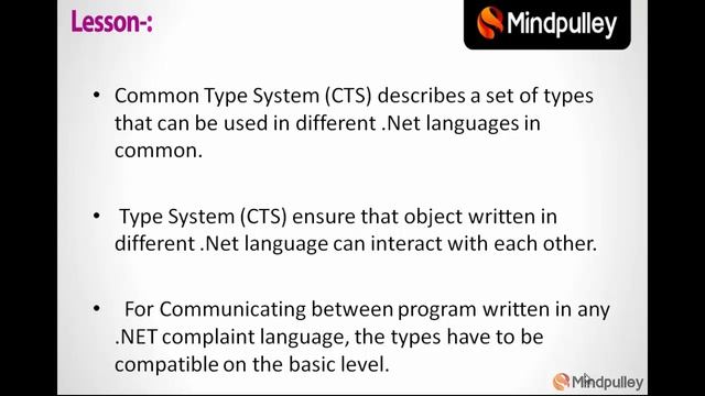 010 Common type system cts - C# LANGUAGE TUTORIALS IN HINDI смотреть онлайн