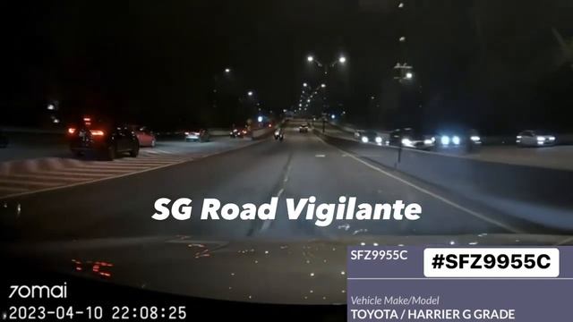 10apr2023 jb #SFZ9955C toyota harrier cut over road chevron hit & run on motorcyclist смотреть онлайн