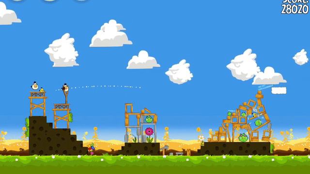Summer Pignic 1-20 | Score 127720 | Angry Birds Seasons смотреть онлайн