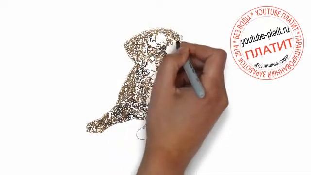 Нарисованные карандашом собаки Как нарисовать карандашом собаку и кексик смотреть онлайн