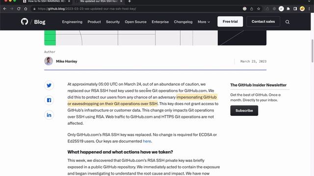 How to fix SSH WARNING: REMOTE HOST IDENTIFICATION HAS CHANGED! смотреть онлайн