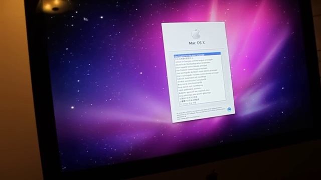 first start iMac / первый старт айМака смотреть онлайн