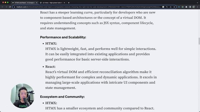 WILL HTMX REPLACE REACT? смотреть онлайн