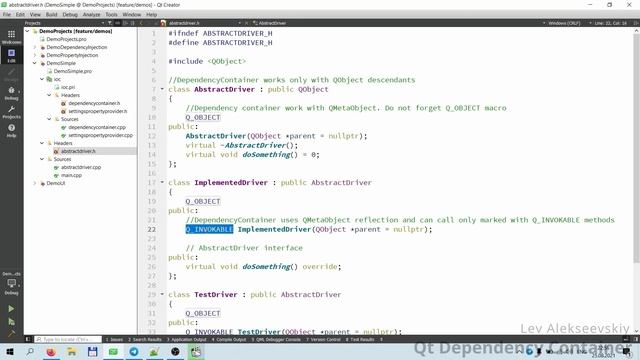 QtDependencyContainer - Простой и удобный IoC-контейнер для Qt смотреть онлайн