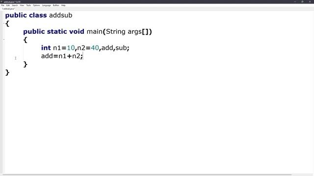 Add two numbers program in Java (without user input) | Learn Coding смотреть онлайн