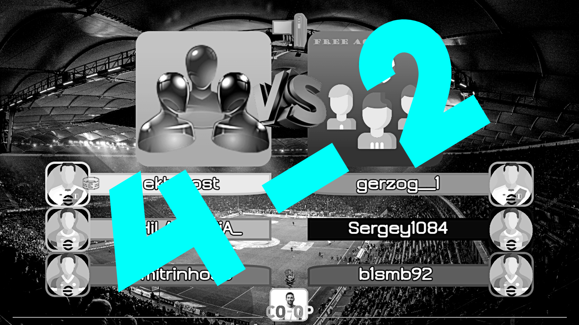 CO-OP eFootball | Товарищеские игры Свободных Агентов (ПК) Обзор 003