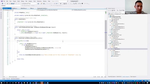 Coding Session with Denis Levinskiy: Learning Integration/Fault-Tolerance Patterns смотреть онлайн