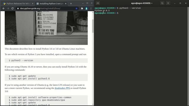 Tutorial Dasar Python #02 - Menginstall Python di Linux смотреть онлайн