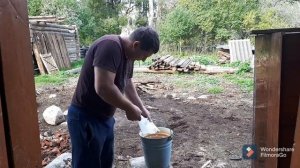 как гасить известь,покраска лаг
