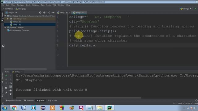 Some string functions in Python by Anand Mahajan, Online course creator Part 2 смотреть онлайн