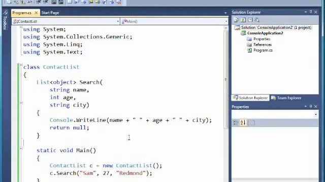 Named and Optional Parameters in C# 4.0 PART 1 смотреть онлайн