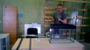 Ремонт аквариума. Треснуло дно