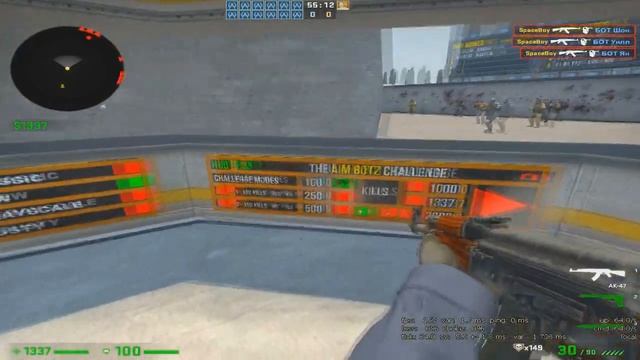 Тренировка s1mple НА AIM BOTZ СТРЕЛЯЙ КАК ОН смотреть онлайн