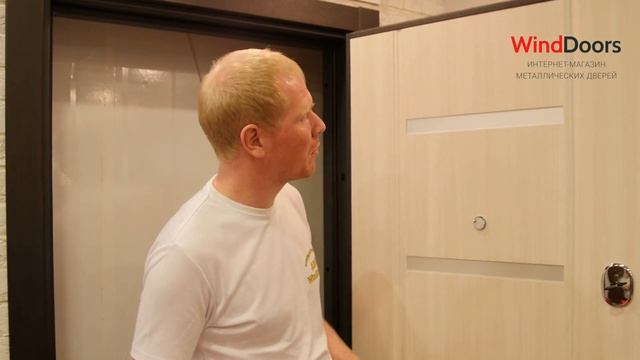 Видеообзор металлической двери Torex Super Omega 9 Венге / Белый перламутр смотреть онлайн