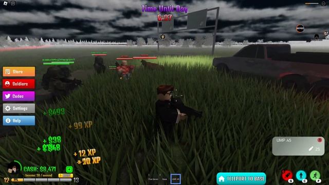ZOMBIES ARE COMING! | The Resistance Tycoon Roblox смотреть онлайн