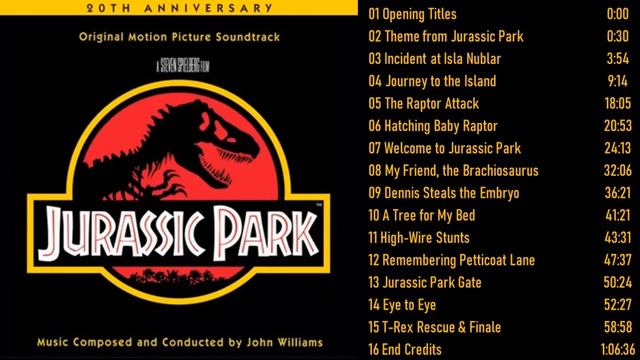 Jurassic Park Soundtrack Album
