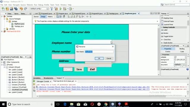(Java SE 21 (simple GUI program смотреть онлайн