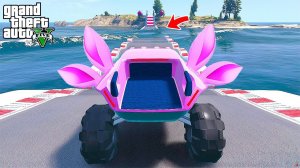 ПРОЕХАЛ ВОДНЫЕ КОЧКИ на МАШИНЕ ЛУНТИКА в ГТА 5 МОДЫ - ЛУНТИК И ЕГО ДРУЗЬЯ в GTA 5