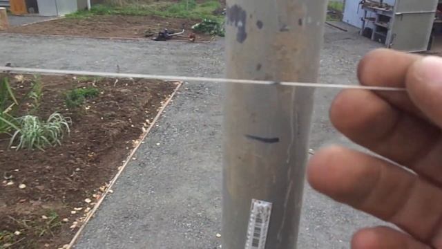 Забиваем столбы для забора. смотреть онлайн