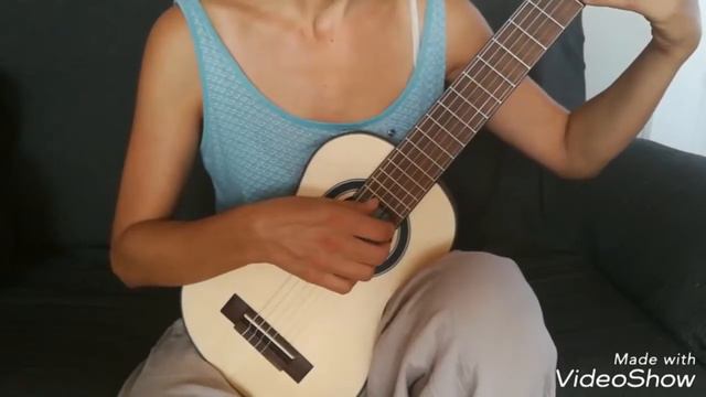 Yamaha guitalele, APC travel guitar. смотреть онлайн