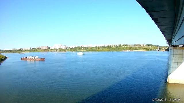 РЕКА ТОМЬ-ГОРОД ТОМСК! НОВЫЙ МОСТ! смотреть онлайн