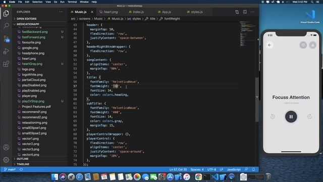 Medication App UI Using React Native | Music Screen #reactnative #ui #speed_code #UI смотреть онлайн