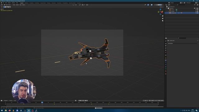 Blender 3.1 : On amène notre VAISSEAU SPATIAL au NIVEAU SUIVANT ! (Animations) смотреть онлайн