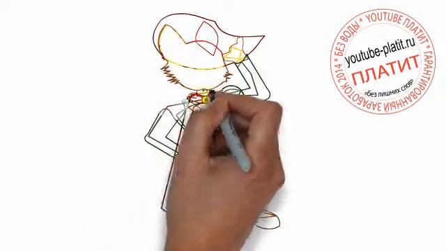 Как поэтапно нарисовать кота в сапогах смотреть онлайн